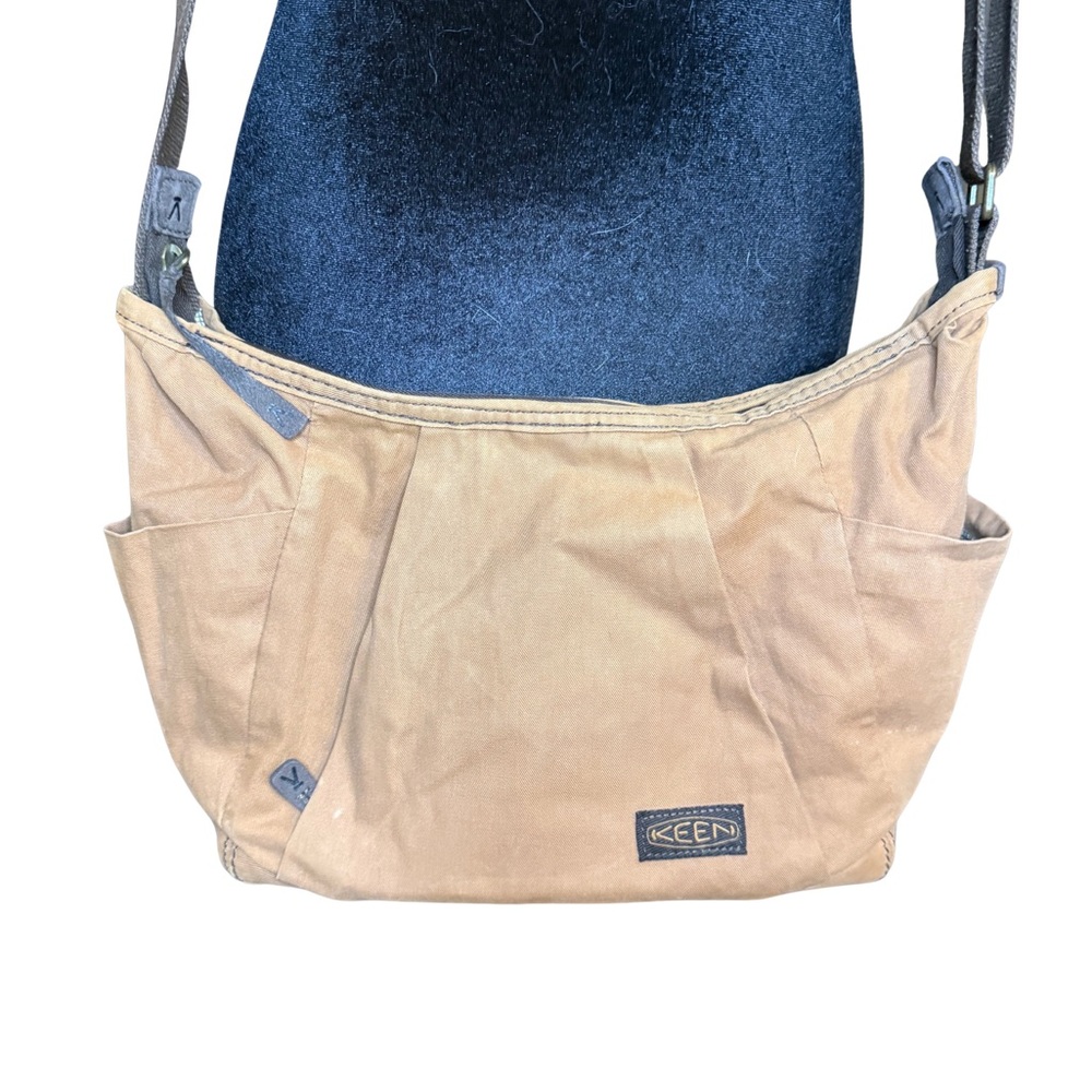 Keen Tan Canvas Crossbody Bag